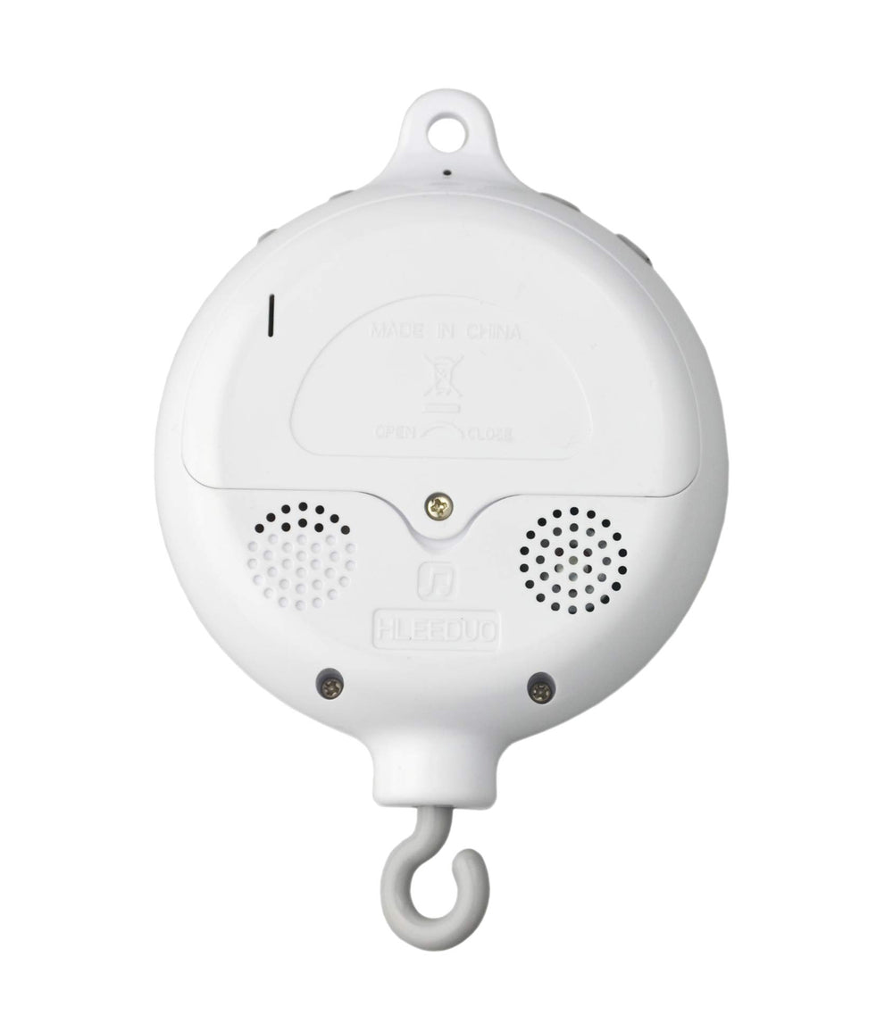 SAMYO arm-free installation for crib and compact nursery setups.