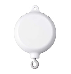SAMYO baby musical mobile on crib with gentle rotation for soothing bedtime.
