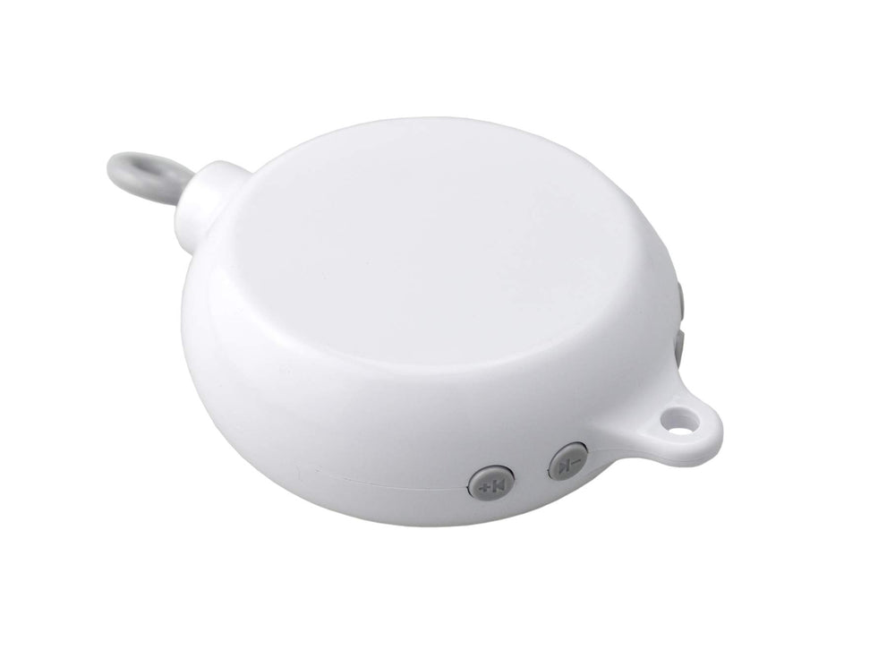 SAMYO mobile with three-volume levels for comfortable listening.