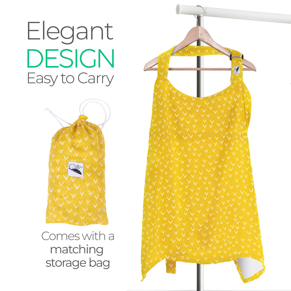 San Francisco Baby nursing cover adjustable straps ensure a secure comfortable fit