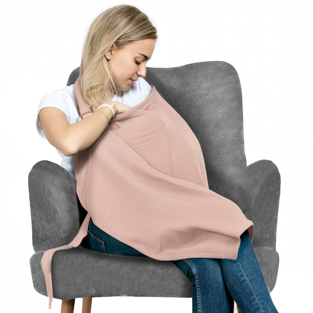 San Francisco Baby nursing cover made of breathable cotton for comfortable feeding privacy.