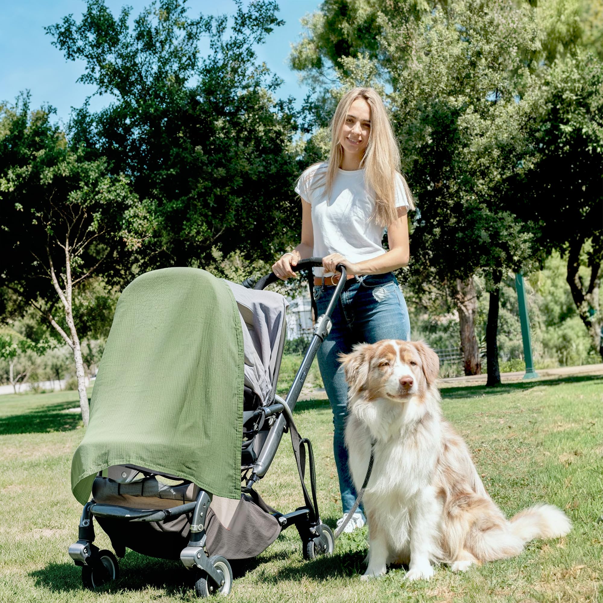 San Francisco Baby lightweight, chemical-free cover lasts through busy days.