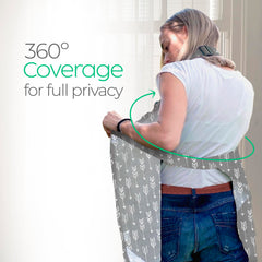 San Francisco Baby privacy design nursing cover for discreet feeding anywhere.