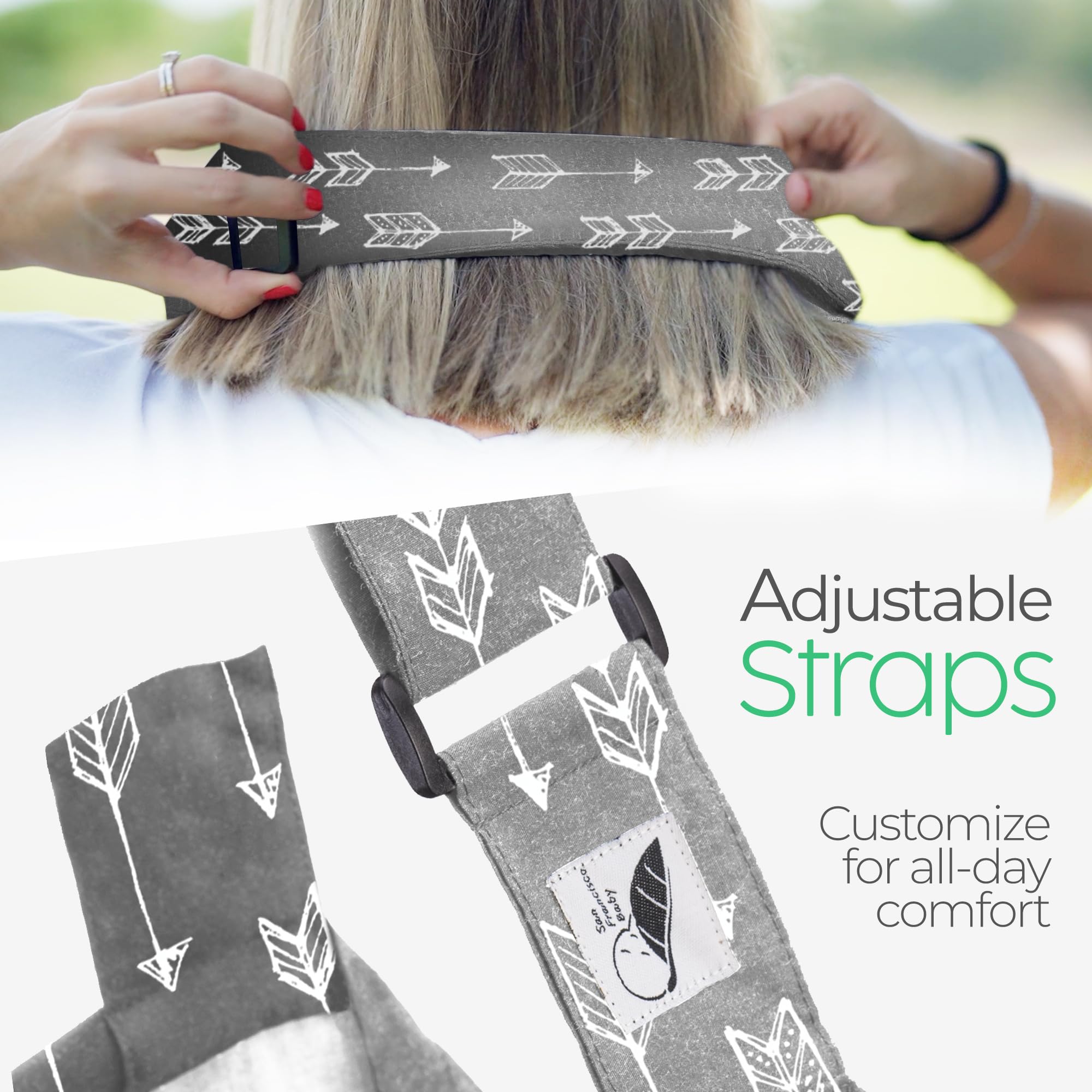 San Francisco Baby stroller shade keeps baby cool during outdoor outings.