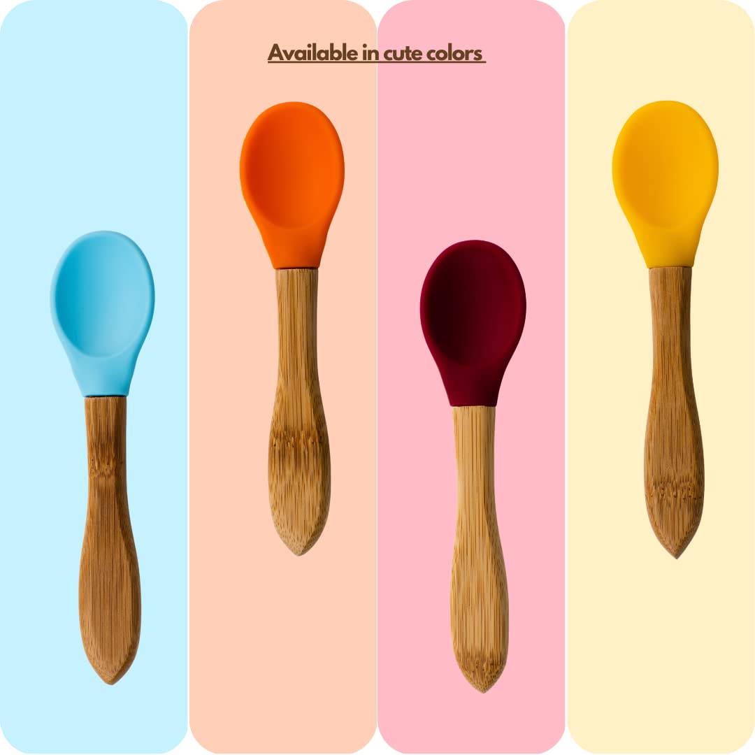 SAN SERO dishwasher-safe spoon in yellow for easy cleanup.