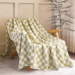 SANACYNA baby blanket in crib setting soft and breathable for restful naps