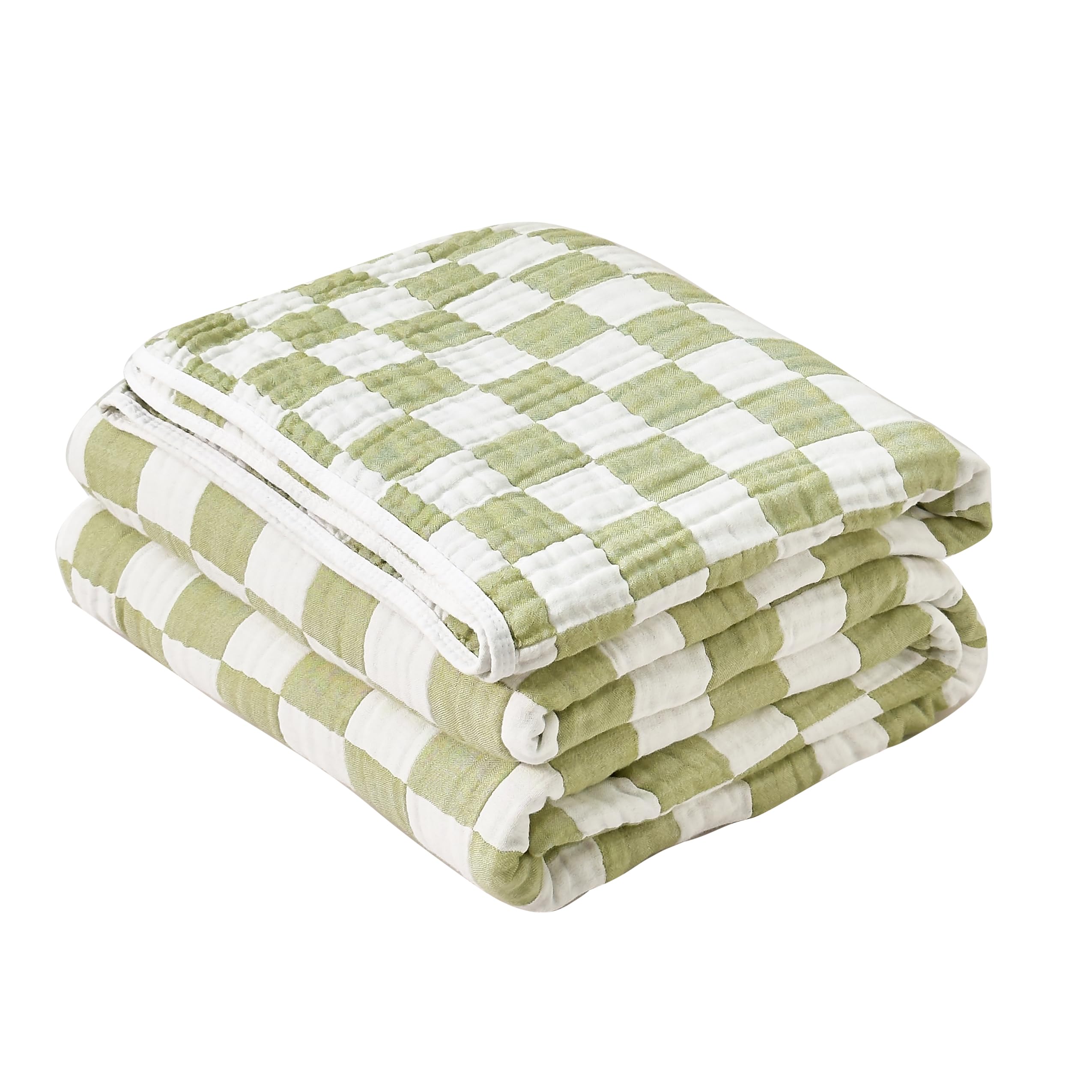 SANACYNA muslin blanket 6-layer gauze close-up for gentle warmth and air flow