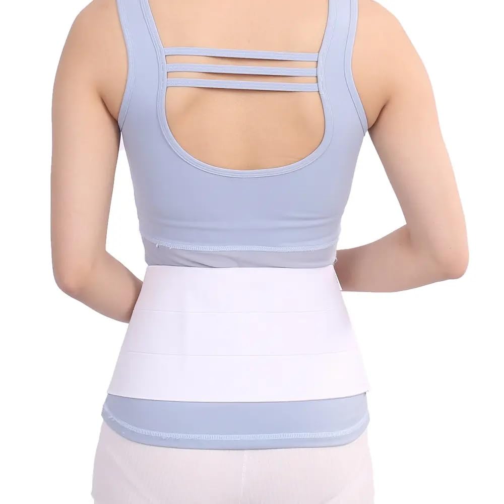 Adjustable tightness feature of Sandhill Tools ostomy binder for a custom fit