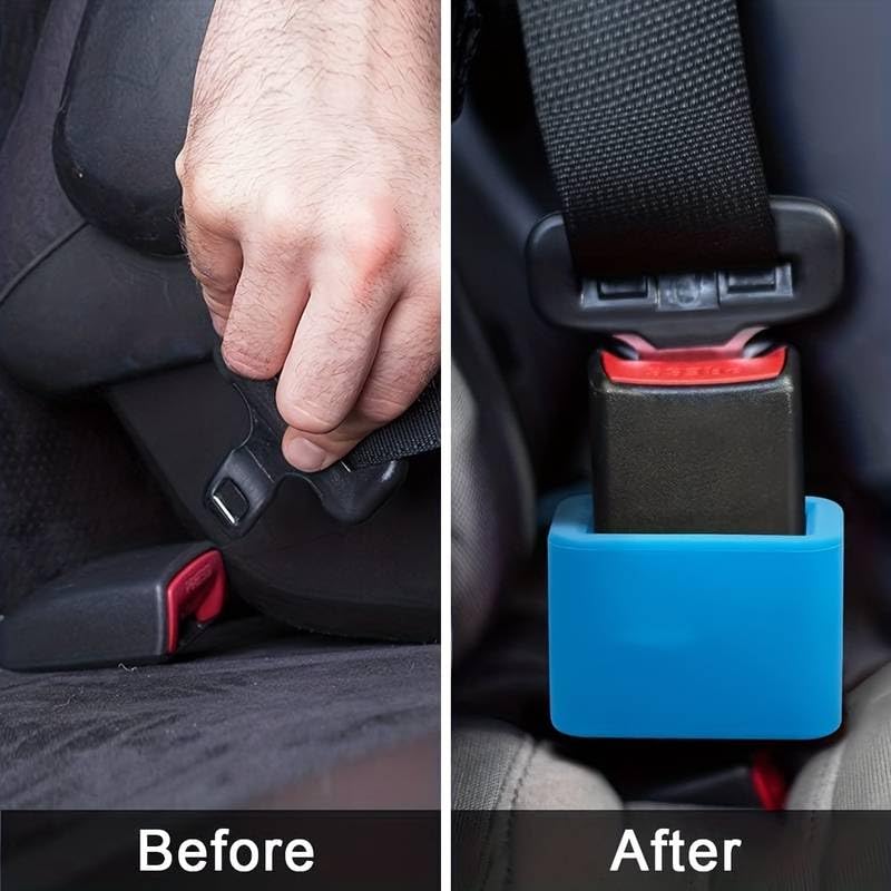 Sandhill Tools buckle holder blue on back seat keeps buckle upright