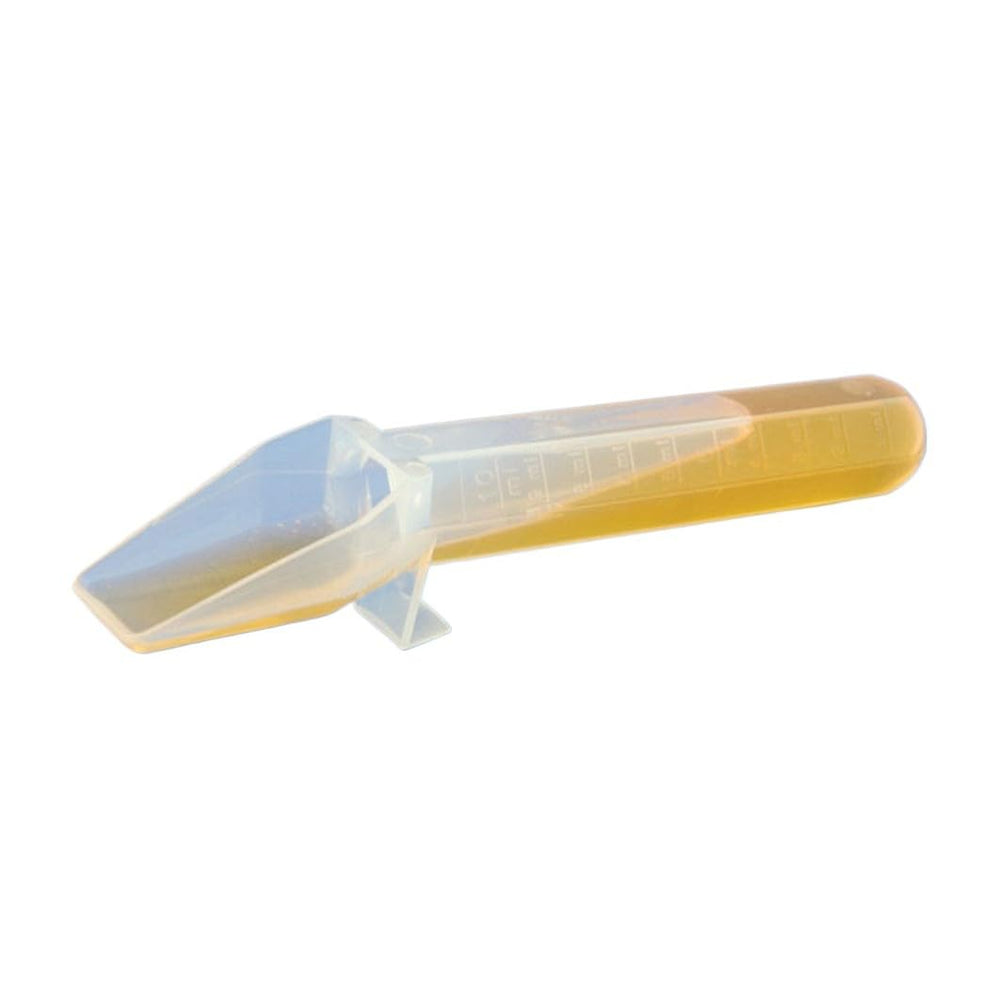 Sandhill Tools easy-pour liquid medicine spoon aids smooth dispensing