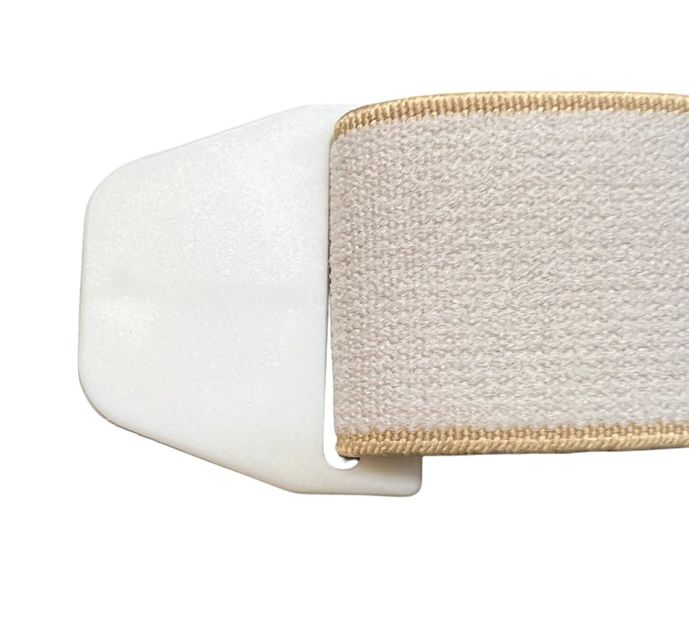 Sandhill Tools ostomy belt adjustable length showing reach up to 40 inches for versatile sizing
