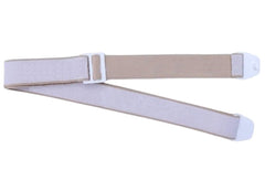 Sandhill Tools ostomy belt on model displaying discreet beige design for everyday wear