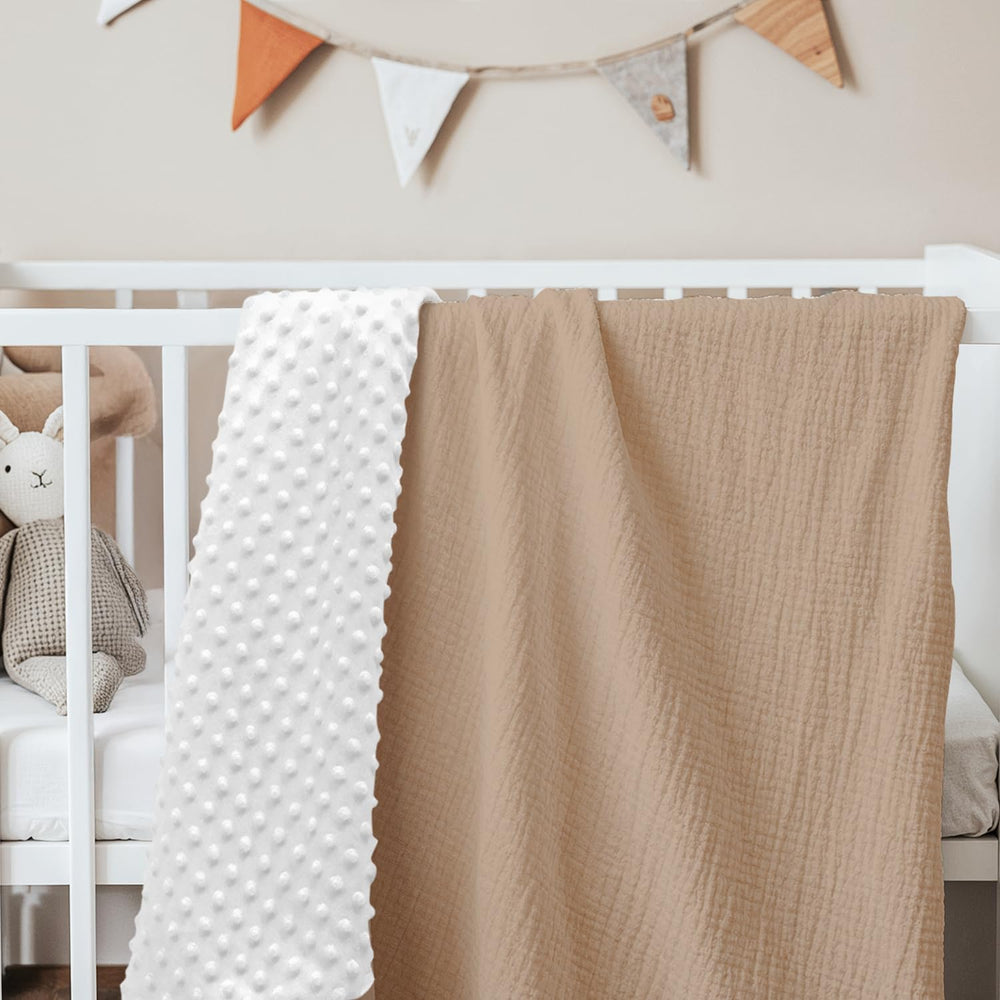 Sandjest baby blanket adds warmth and style to daily routines.