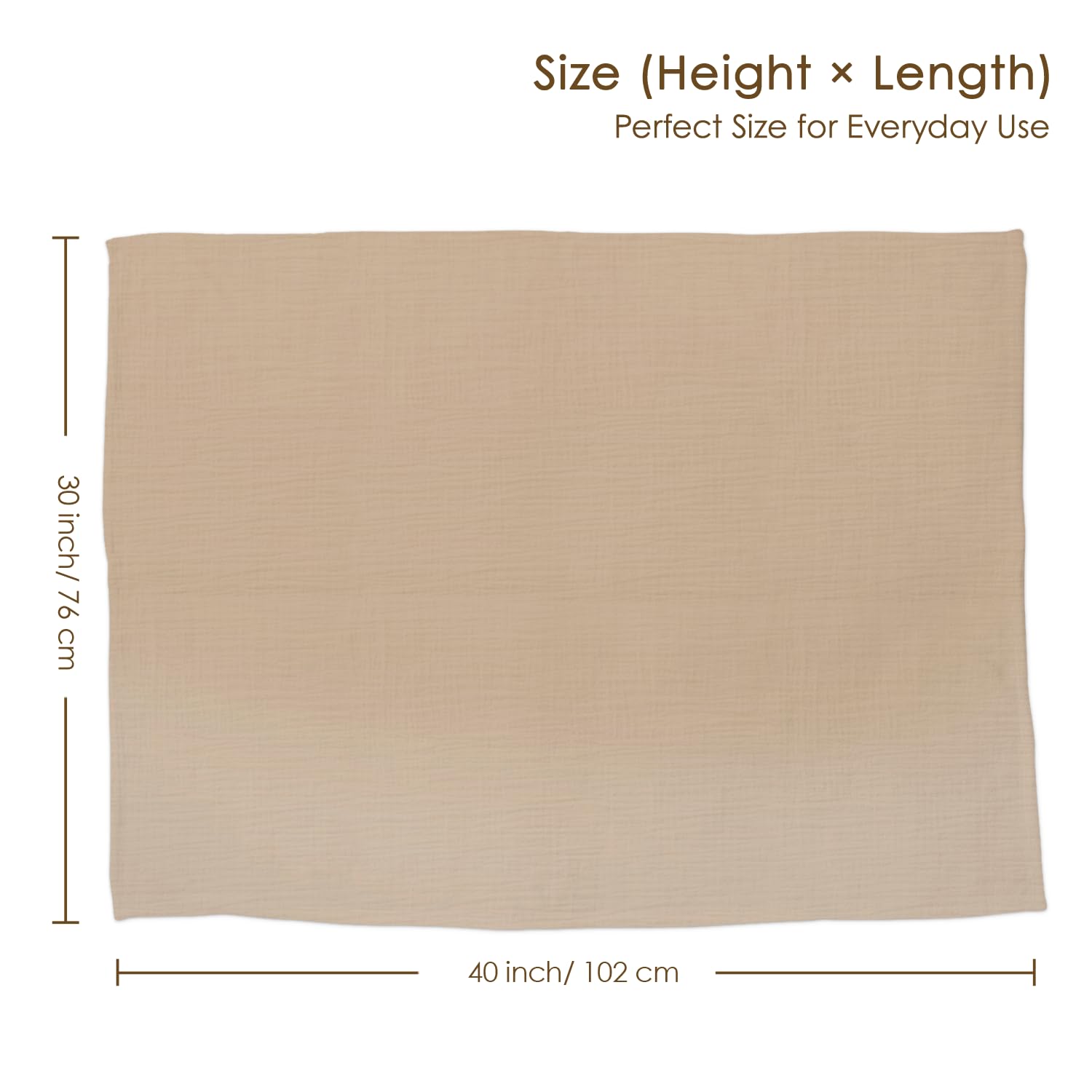 Sandjest baby blanket shown in a crib for easy nursery use.