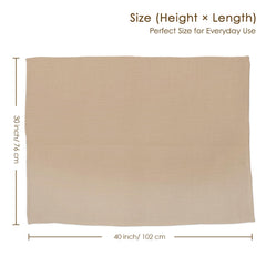 Sandjest baby blanket shown in a crib for easy nursery use.