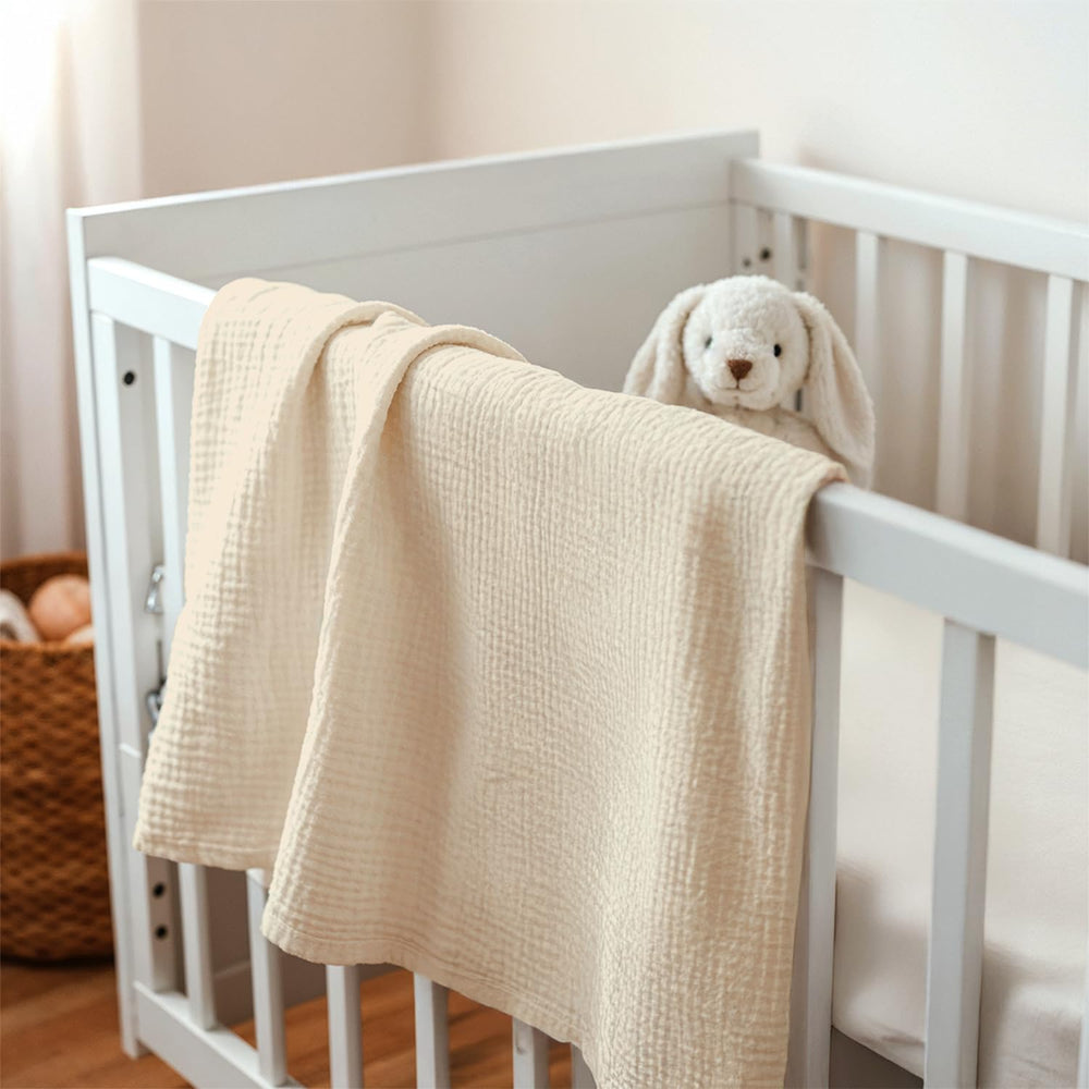 Sandjest blanket doubles as swaddle and nursing cover.