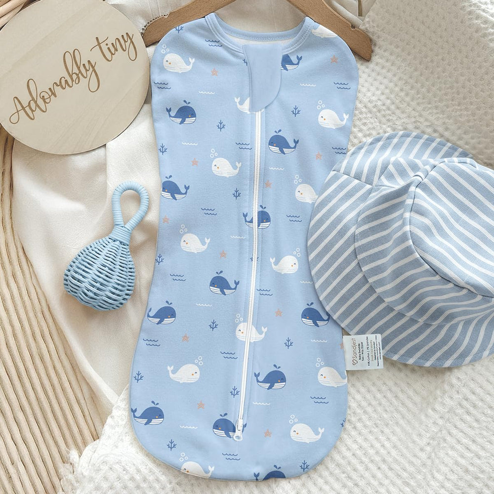 SandJEST pack of 2 swaddles ideal for newborn routines