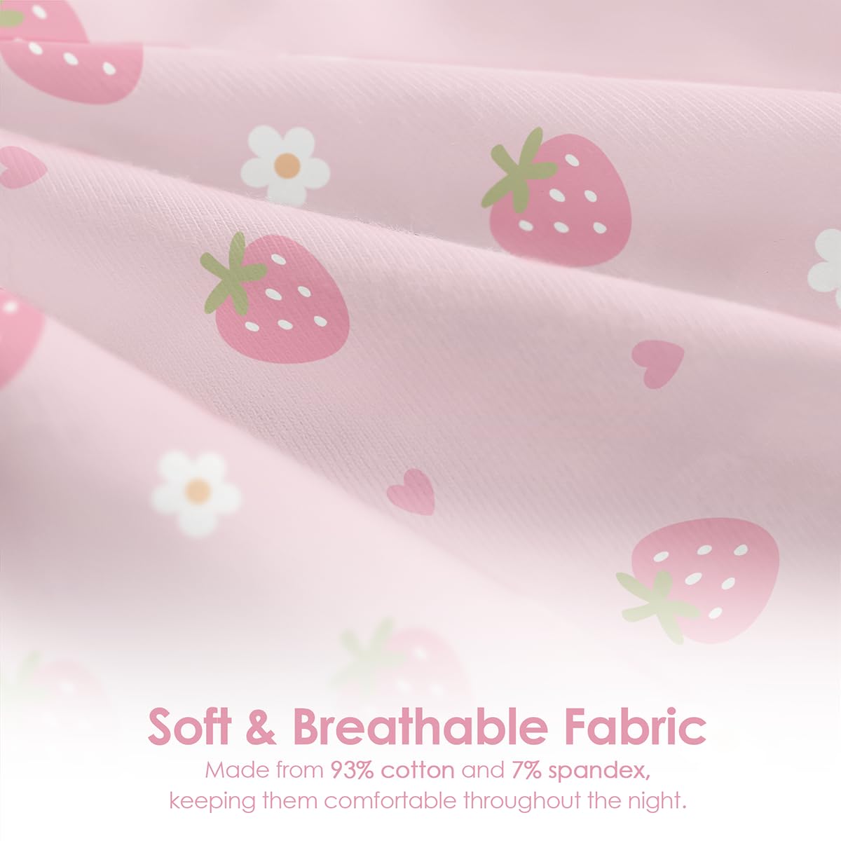 SANDJEST cotton swaddle closeup shows soft, breathable fabric for newborn skin