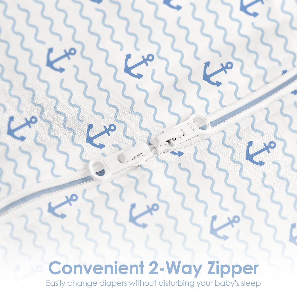 SandJEST cotton swaddle highlights soft, breathable fabric for delicate skin