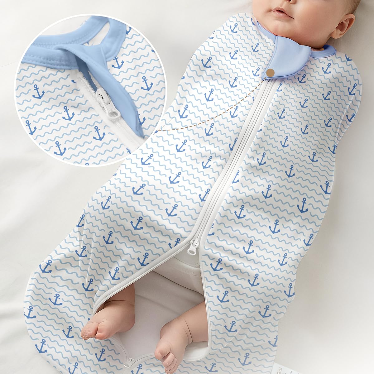 SandJEST wearable blanket provides secure, warm coverage without loose blankets