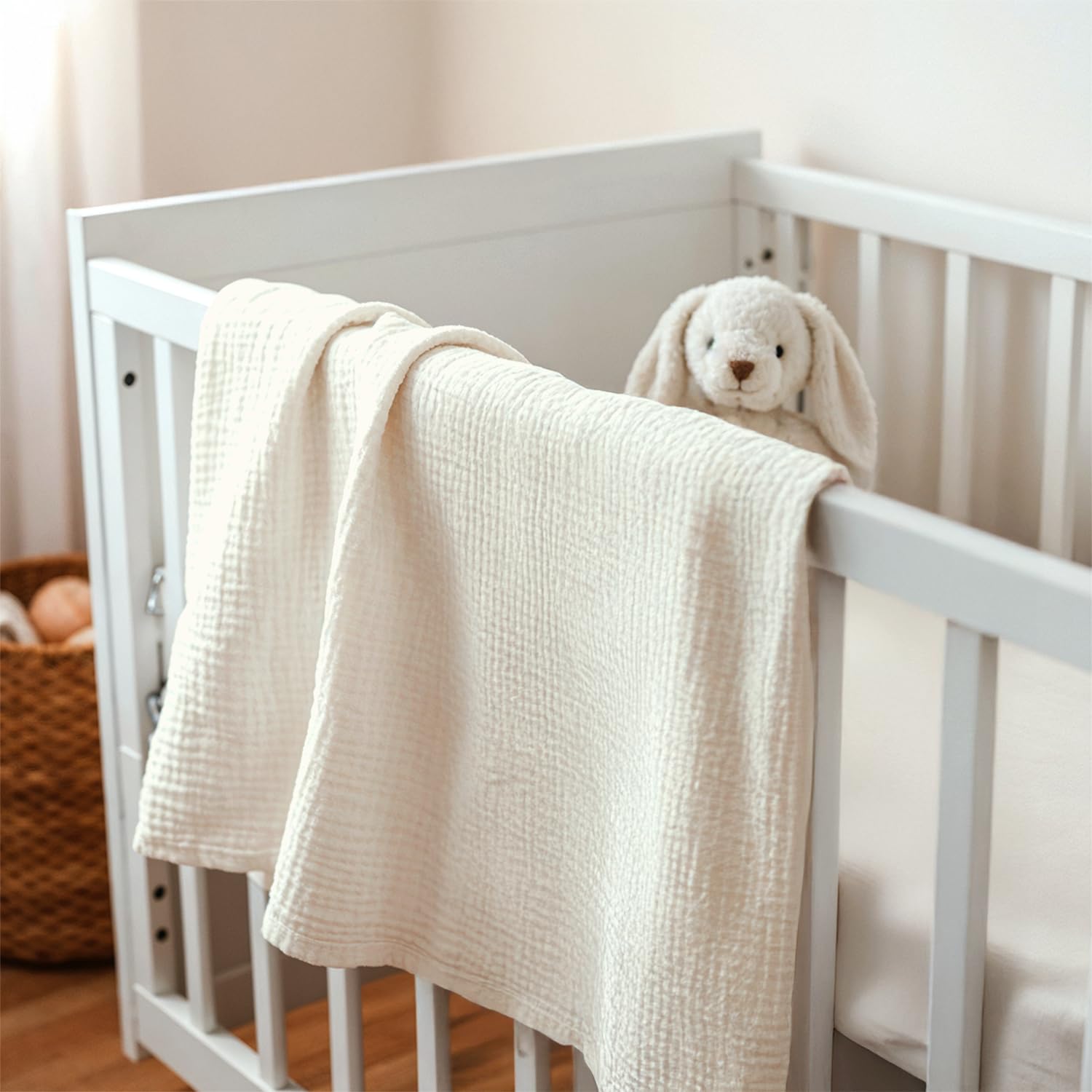SANDJEST Butter nursing cover option for discreet feeds.