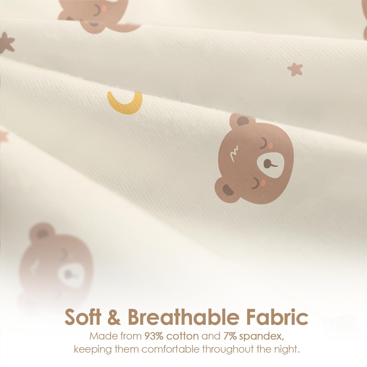 SANDJEST newborn sleep sack made of gentle cotton fabric
