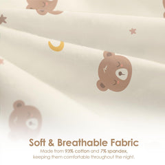 SANDJEST newborn sleep sack made of gentle cotton fabric