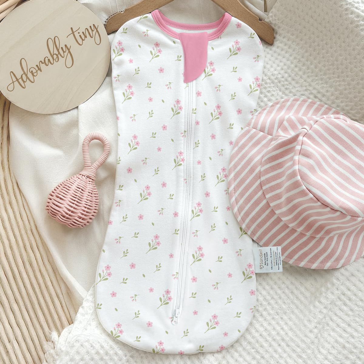 SANDJEST cotton-skin friendly texture for daily newborn wear