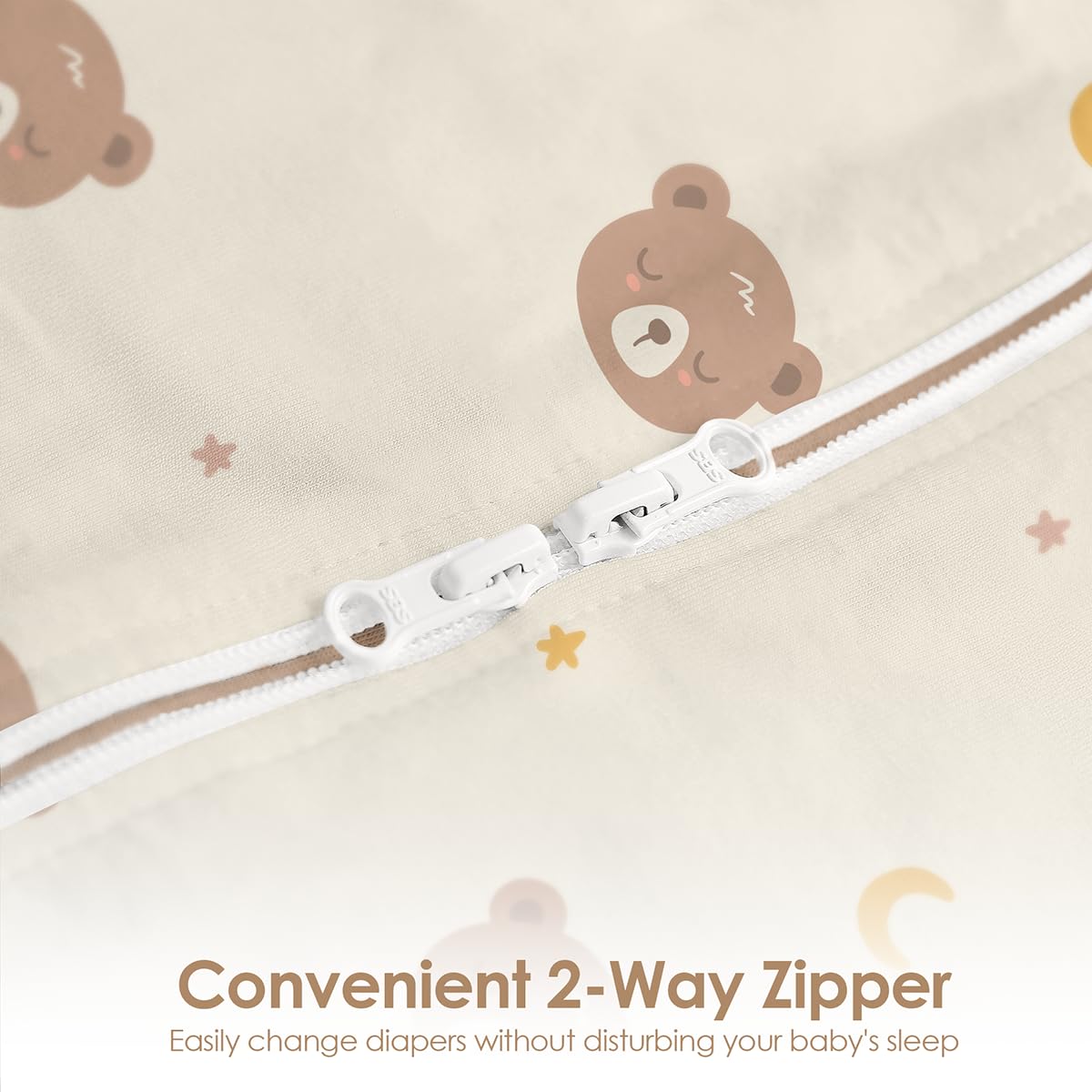 SANDJEST swaddle 0-2 months size for snug newborn nights