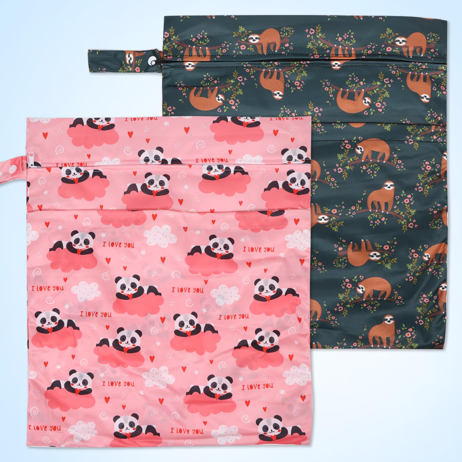 SANFERGE large 50x40cm bag holds outfits or diapers for trips.
