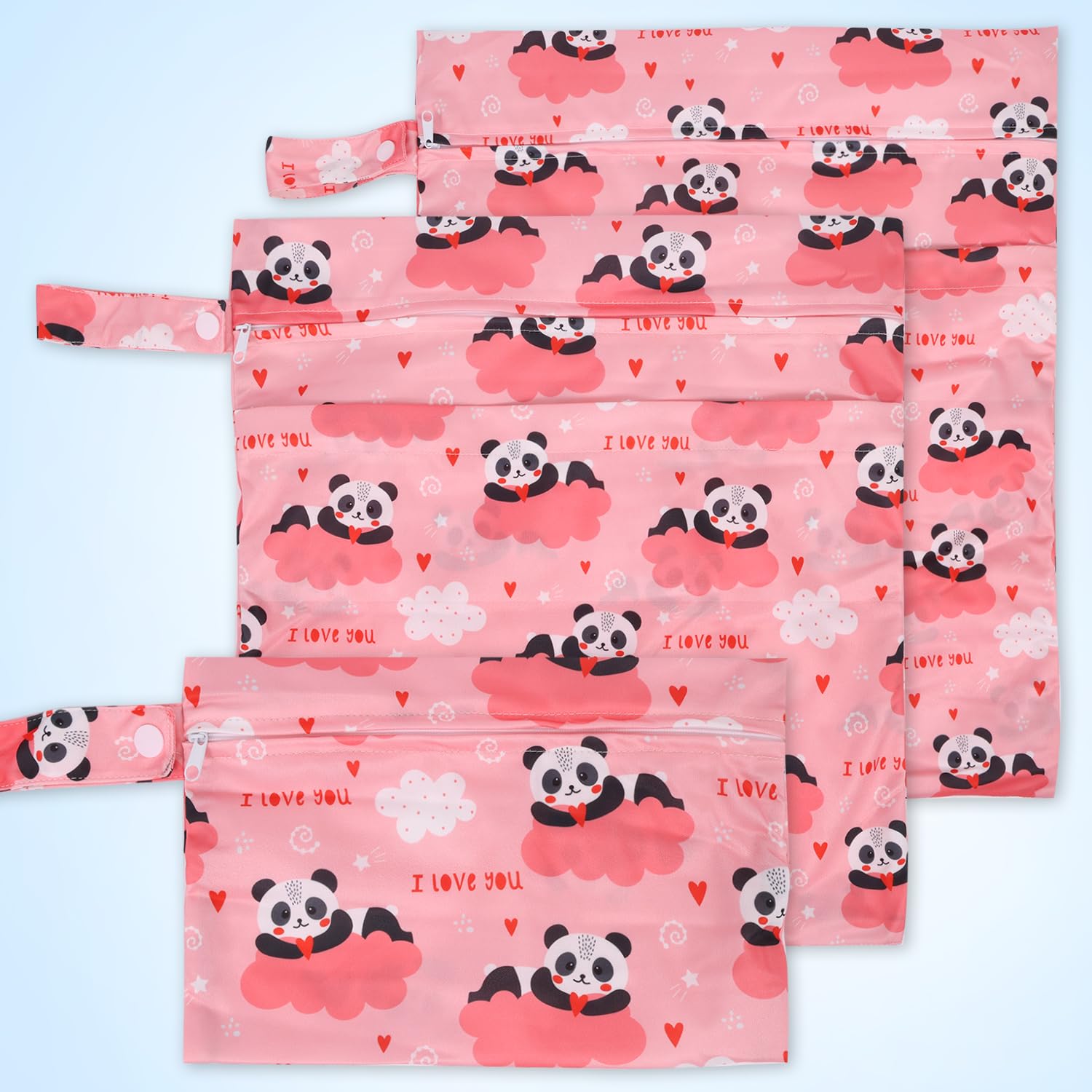 SANFERGE medium 40x36cm wet bag keeps dry and wet items separated.