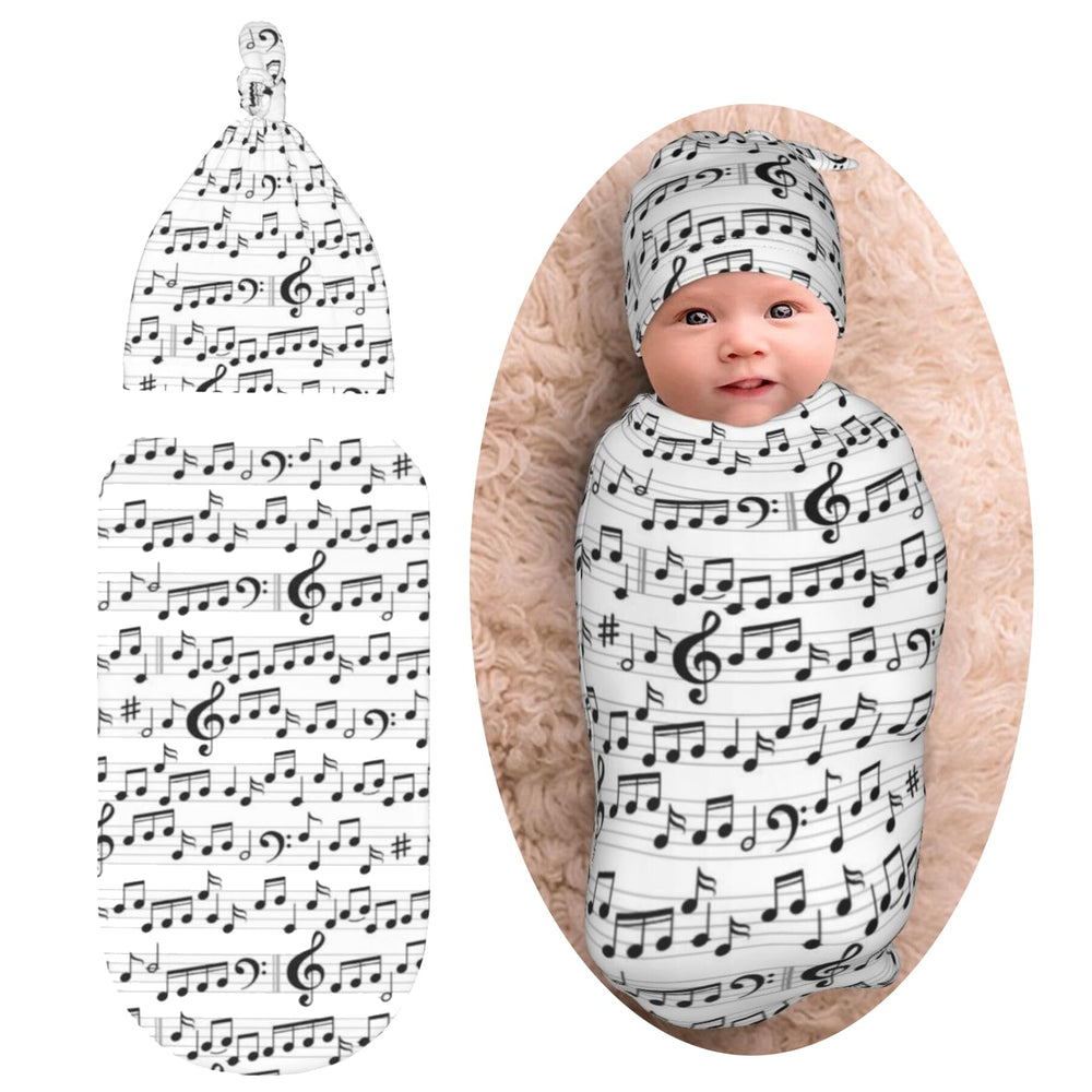 Sanghing Music Note newborn hat offers gentle warmth and soft, skin-friendly fabric for photos