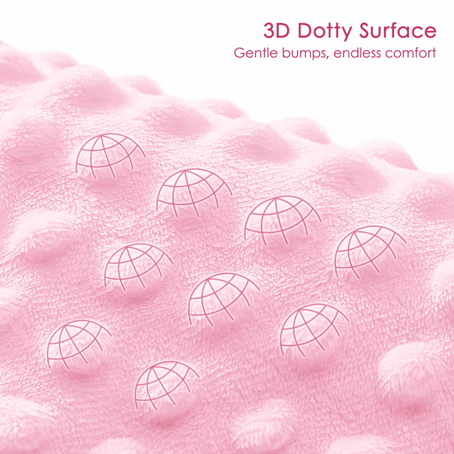 SANDJEST Bow Baby Blanket decorating a peaceful nursery space.