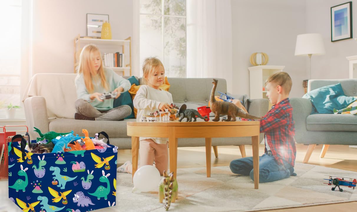 Sanjiaofen durable dinosaur bin used in bedroom or living space