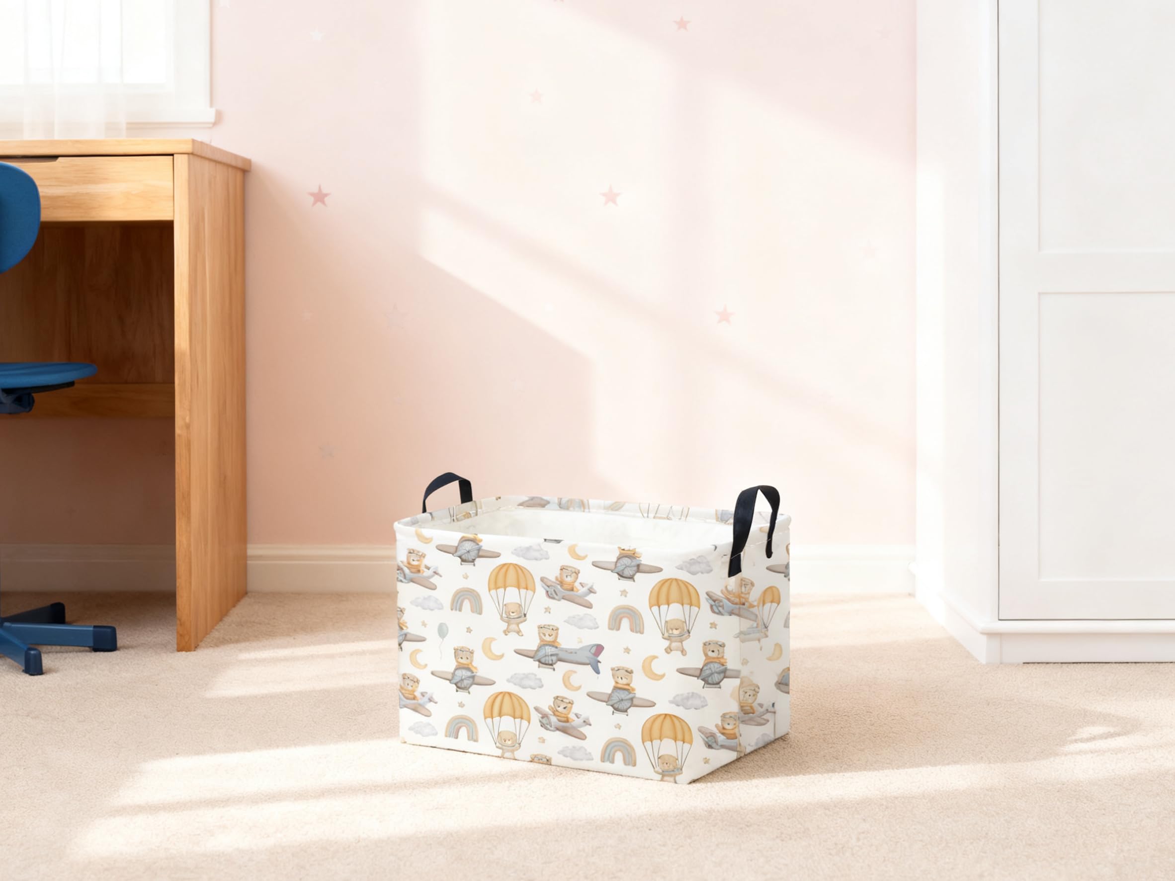 Sanjiaofen compact bin for bedrooms or living spaces.