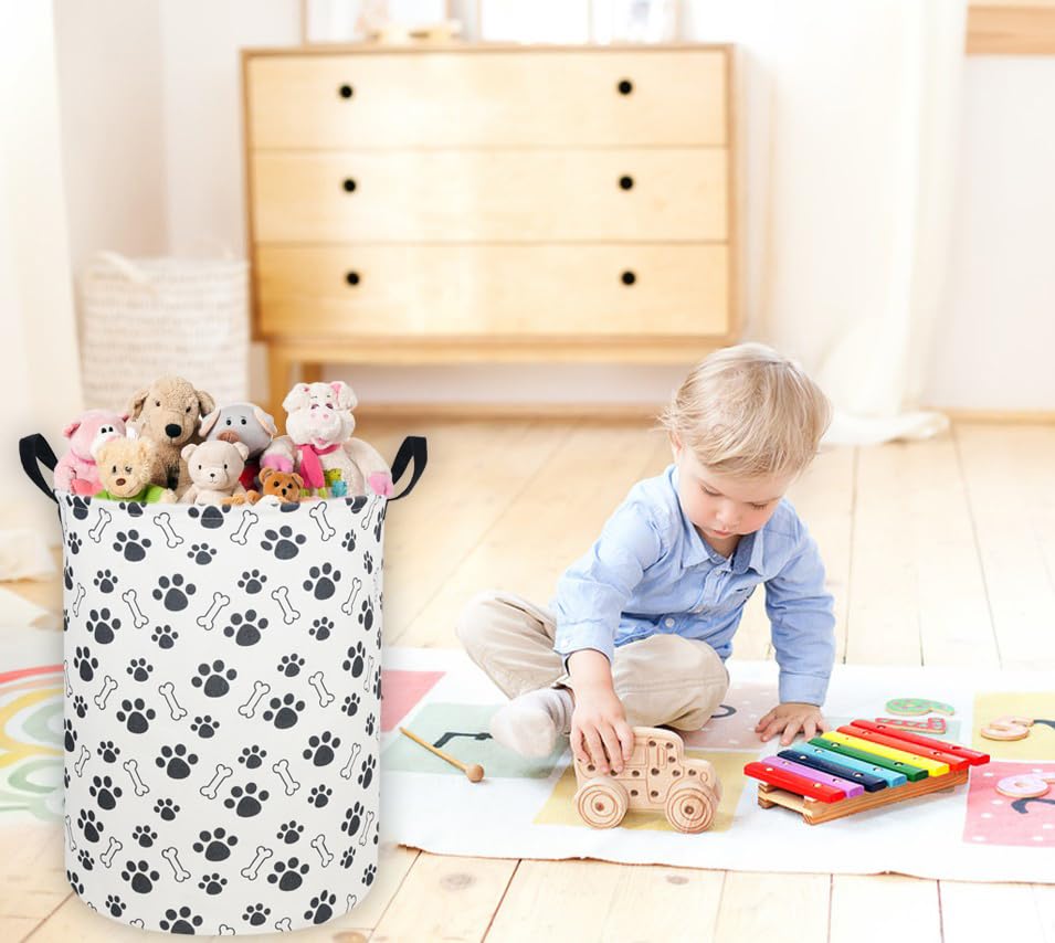 Sanjiaofen collapsible design of the kids laundry hamper saves space when not in use.