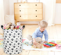 Sanjiaofen collapsible design of the kids laundry hamper saves space when not in use.