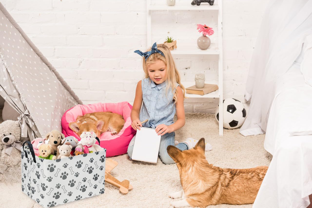 Sanjiaofen basket made from linen cotton fabric for breathable, soft storage.