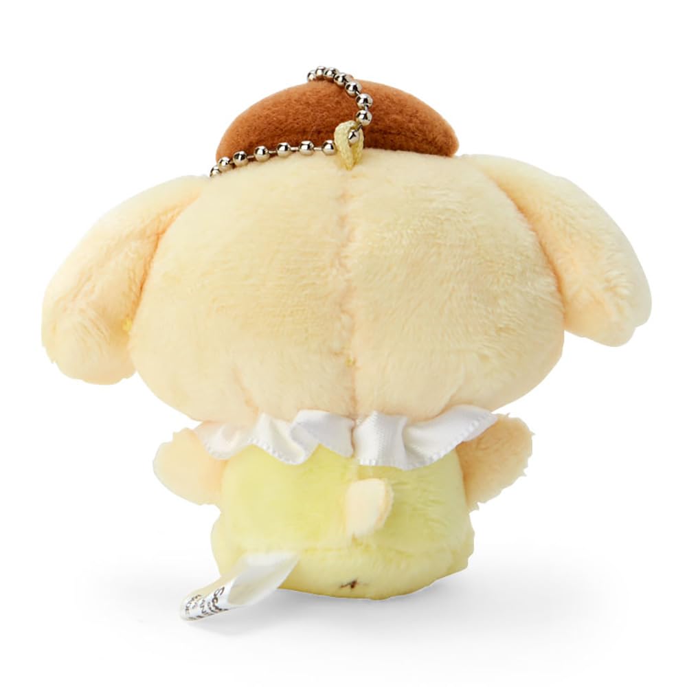 Sanrio Pompom Pudding Baby Chair Mat constructed with polyester and ABS.