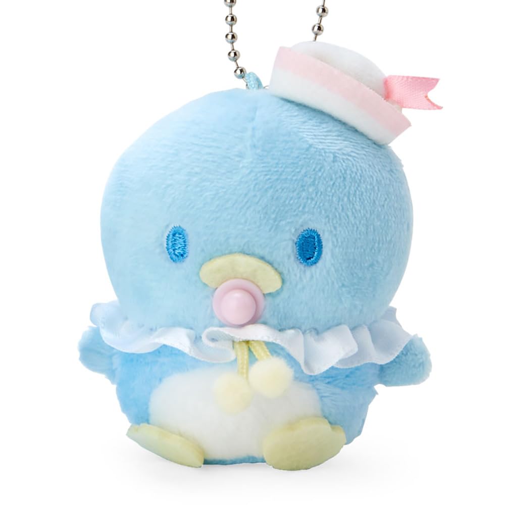 Sanrio Tuxedo Sam size guide highlights compact footprint for small chair spaces