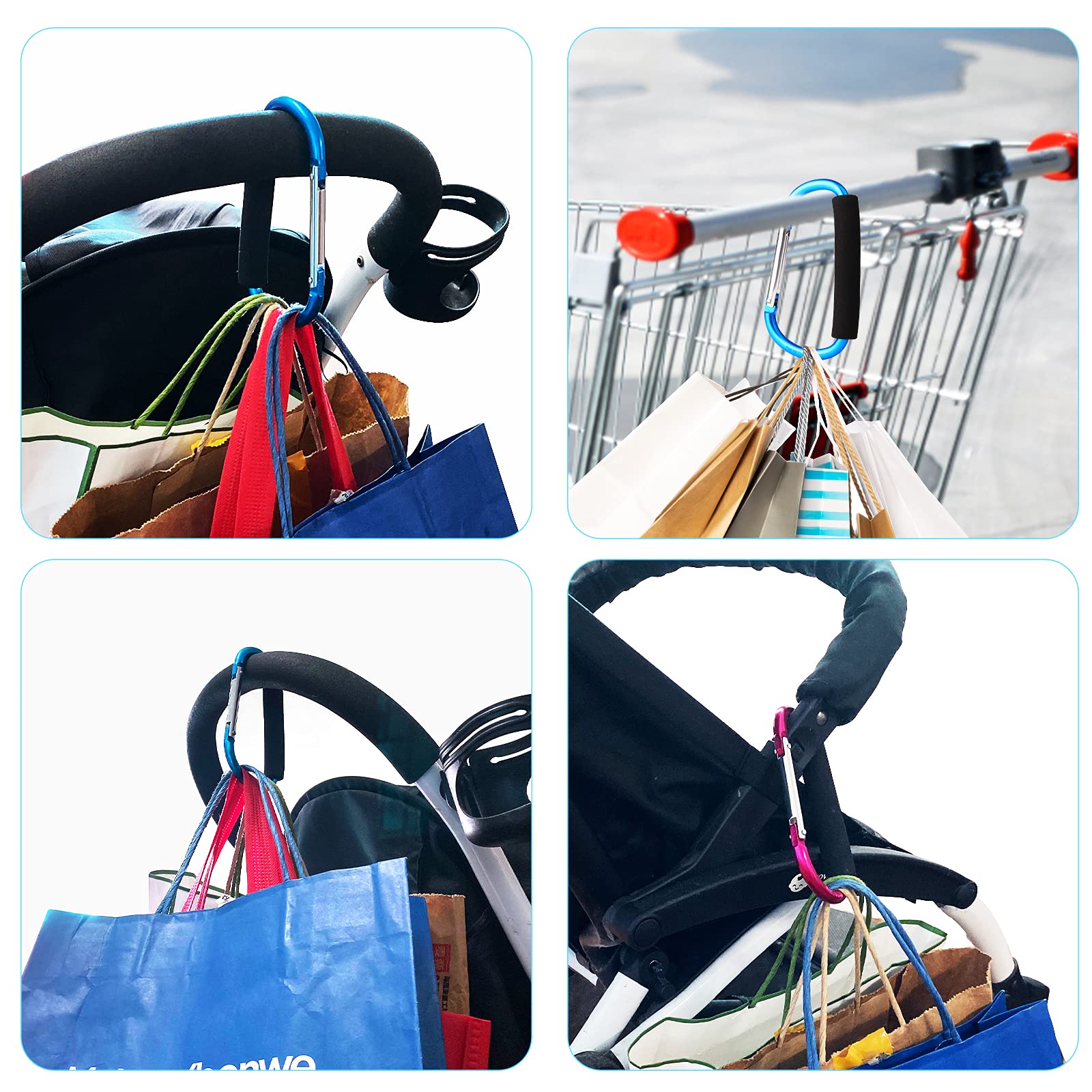 Sansheng cushioned carabiner with sponge padding protects items.