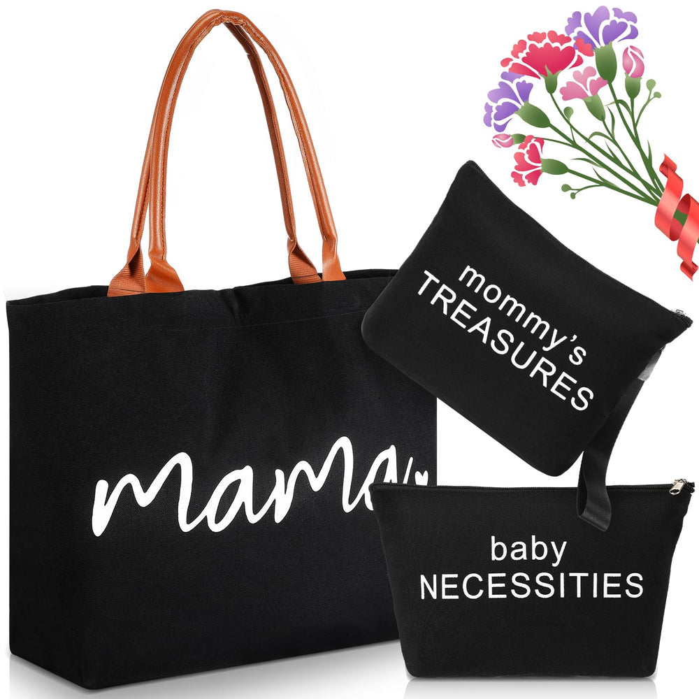 Sanwuta diaper tote left view with spacious main compartment