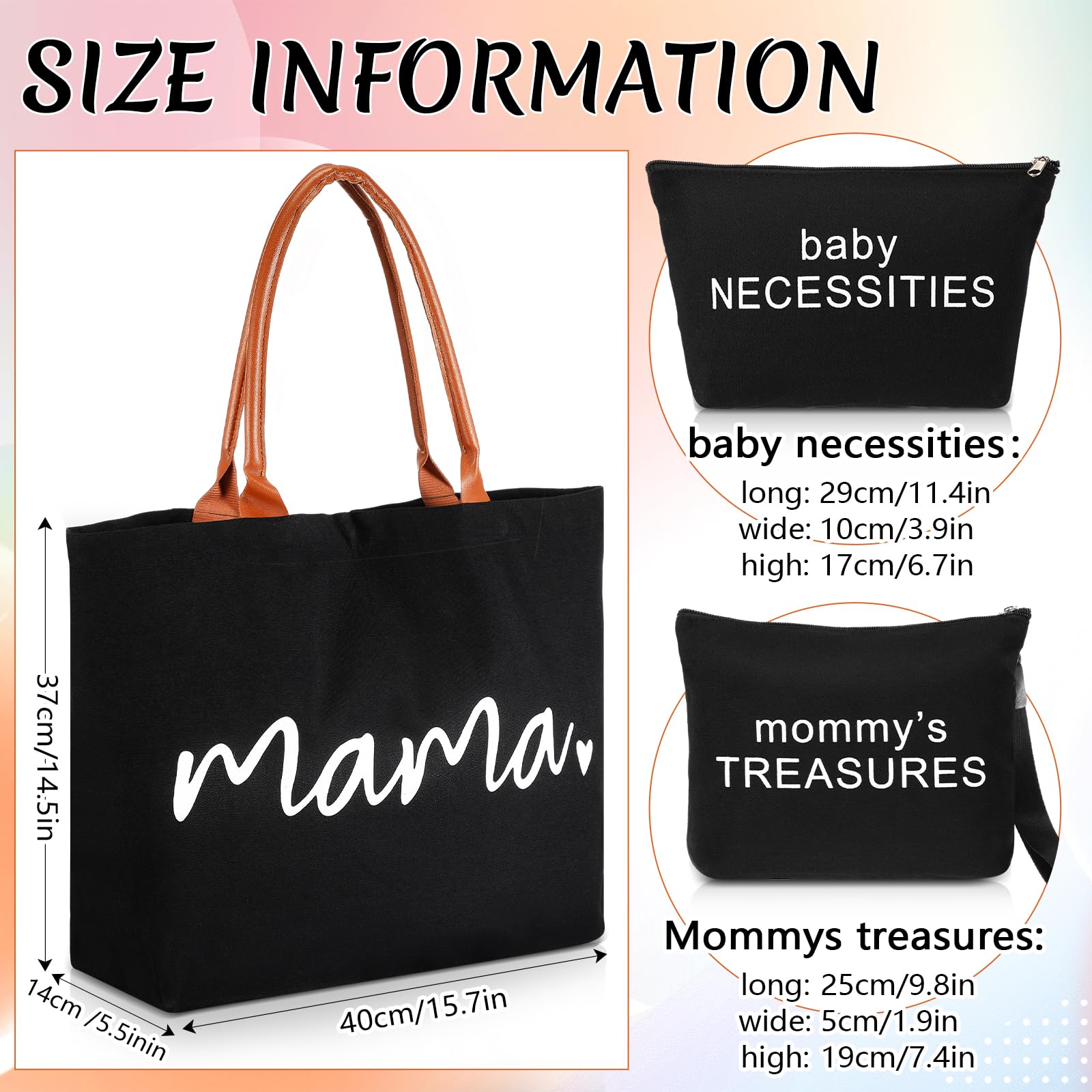 Sanwuta mommy treasures bag front pocket for quick access