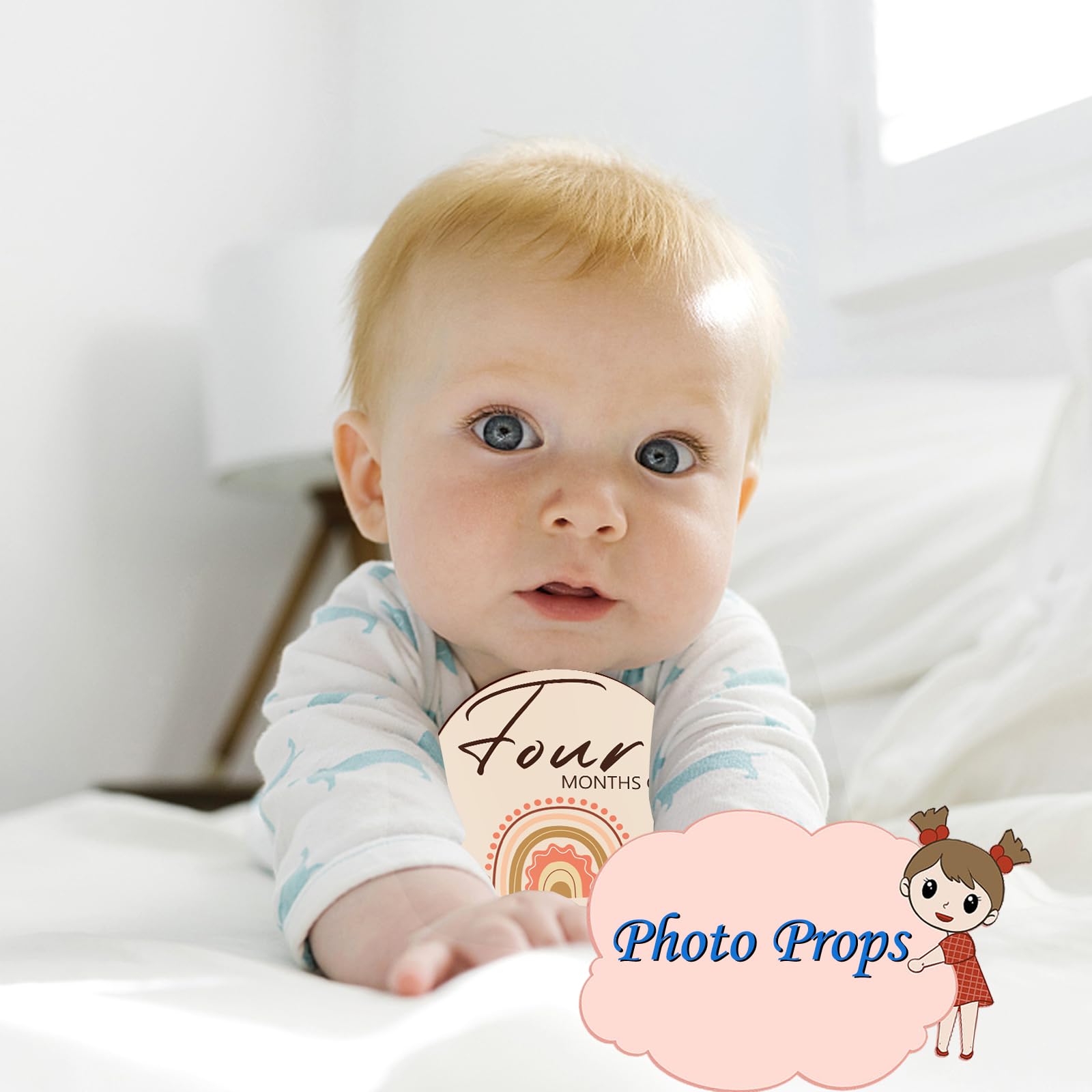 Sanyakti announcement sign card for baby boy or girl gifts