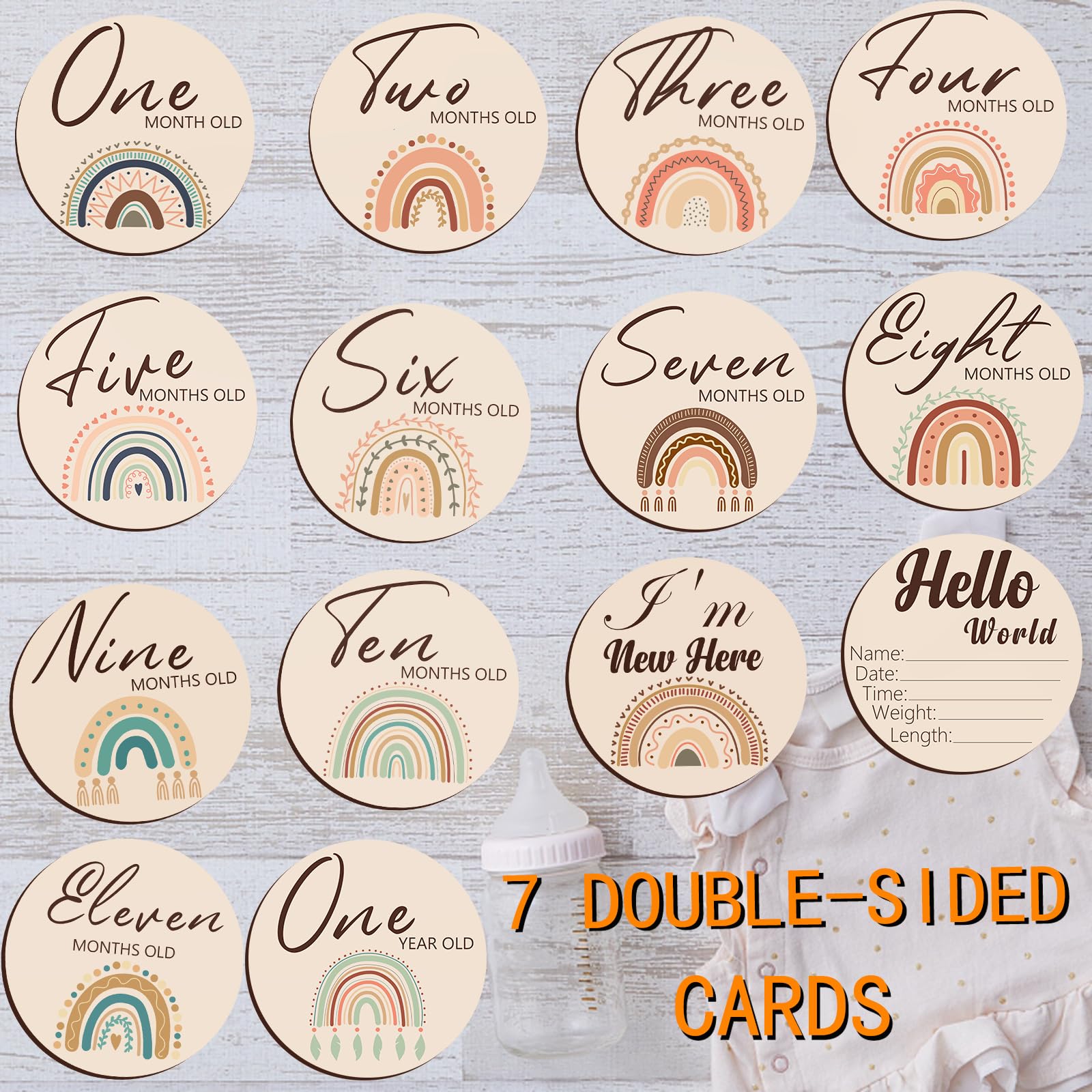 Sanyakti milestone six month card captures development milestones