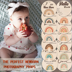 Sanyakti milestone three month card to document growth moments