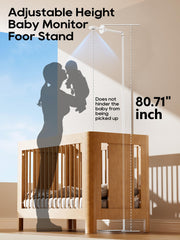 SAPESEHE floor stand for Nanit Plus fit provides a stable, tall viewing angle