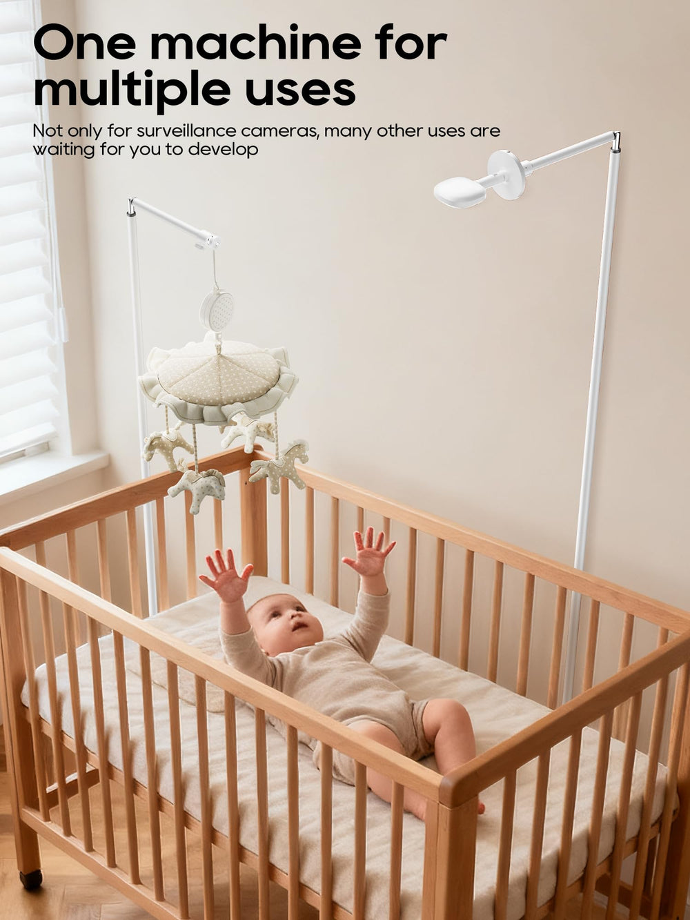 SAPESEHE floor stand with universal 1/4 inch screw supports many cameras