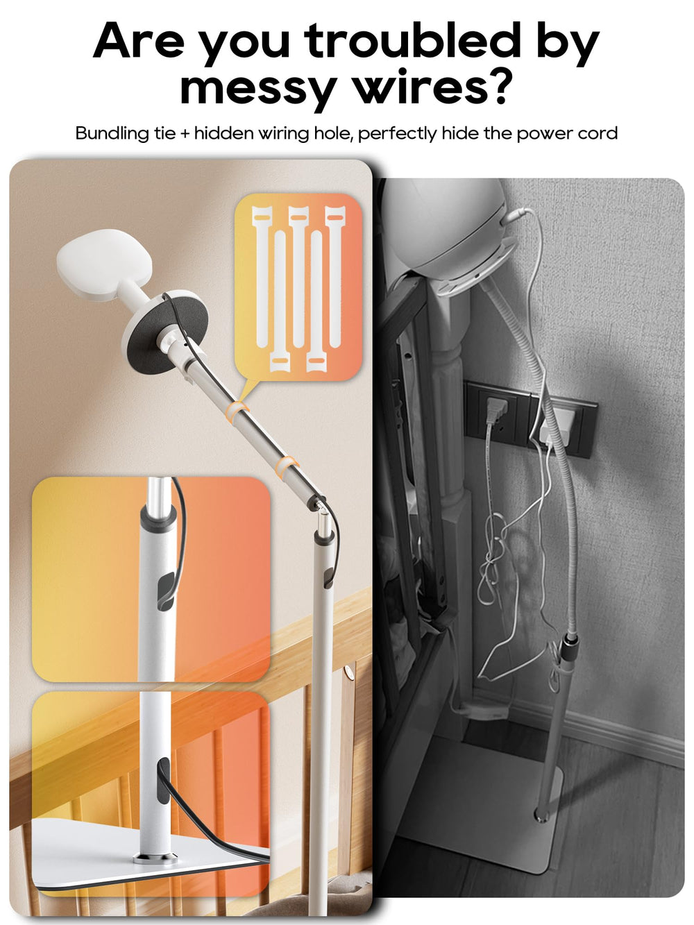 SAPESEHE floor stand weighted base delivers reliable stability on busy nursery floors