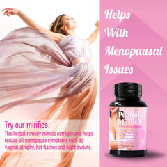 Pueraria Mirifica capsules on table ready for daily routine